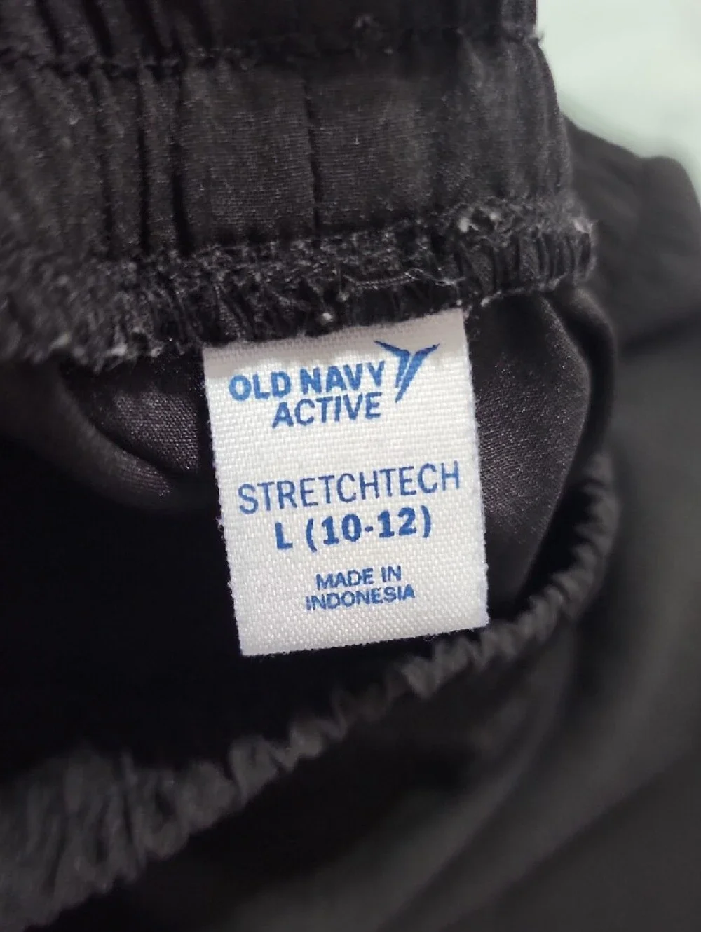 Old Navy Black Scallop Hem Girls' Pull-On Shorts